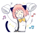 😄 emoji ねこみみっこネココ3 Telegram sticker 16 of 40