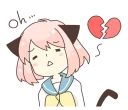 💔 emoji ねこみみっこネココ2 Telegram sticker 8 of 40