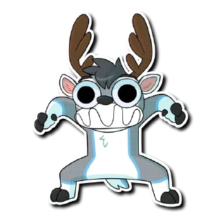 😬 emoji Riley the Deer Telegram sticker 5 of 81