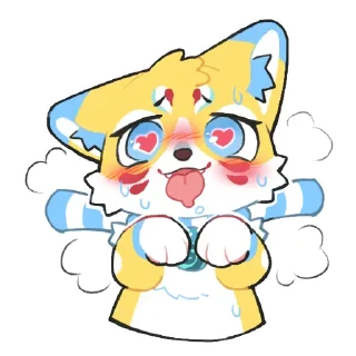 🥵 emoji Kurari Kitsune Telegram sticker 23 of 44