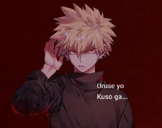 💣 emoji Bakugou Telegram sticker 12 of 15