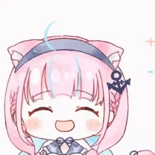 Sticker from Minato Aqua @Phospyvilla_cafe