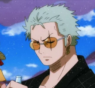 🟢 emoji Roronoa zoro Telegram sticker 10 of 10