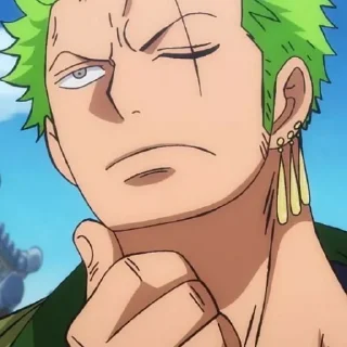 ⚔ emoji Roronoa Zoro Telegram sticker 6 of 15