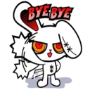 👋 emoji Bloody Bunny @Amirul_zaimi Telegram sticker 8 of 43