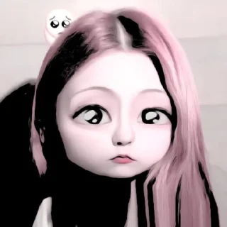 🥺 emoji ૮₍ YEJI ₎ა @lesyeuxdee @stikeryejiu Telegram sticker 8 of 23