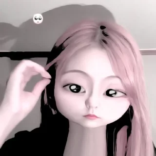 🥺 emoji ૮₍ YEJI ₎ა @lesyeuxdee @stikeryejiu Telegram sticker 19 of 23
