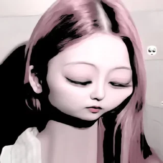 🥺 emoji ૮₍ YEJI ₎ა @lesyeuxdee @stikeryejiu Telegram sticker 10 of 23