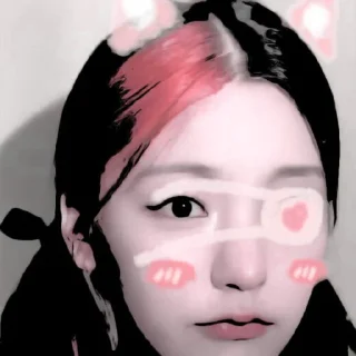 🐰 emoji ૮₍ YEJI ₎ა @lesyeuxdee @stikeryejiu Telegram sticker 12 of 25