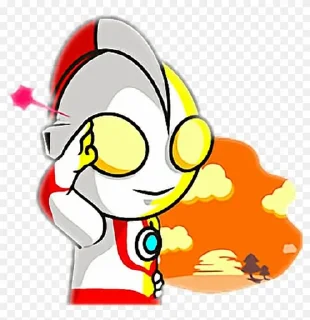 😁 emoji Ultraman Animation Telegram sticker 21 of 58