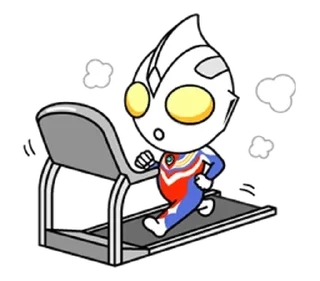 🏃 emoji Ultraman Animation Telegram sticker 6 of 58