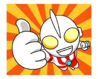 Sticker from Ultraman Animation