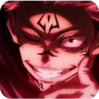 👄 emoji Ryomen Sukuna Telegram sticker 6 of 16