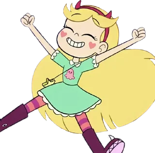 💃 emoji Star Butterfly ➜ @AnimeStickersIndo Telegram sticker 23 of 25