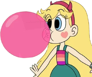 🎈 emoji Star Butterfly ➜ @AnimeStickersIndo Telegram sticker 24 of 25