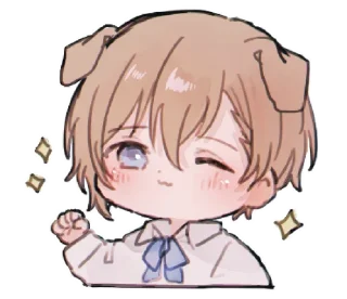 😉 emoji @waesticker Little boy "NUI" Telegram sticker 14 of 17