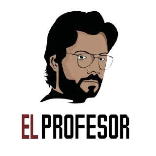 😐 emoji @moneyheiststickers for more Telegram sticker 12 of 16