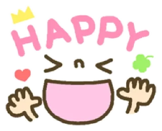 😆 emoji Cutesy Emoticons Telegram sticker 23 of 40