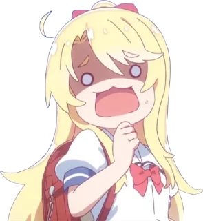😨 emoji himesaka noa @animestickerchannel Telegram sticker 16 of 65