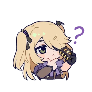 ❔ emoji Honkai Impact • @nicololi • @Kaizoku Telegram sticker 6 of 25