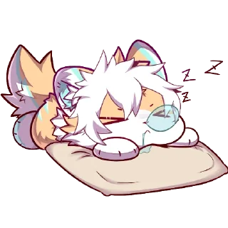 😴 emoji 香草冰激凌 Telegram sticker 12 of 43