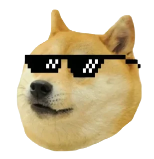 😎 emoji Cheems Doge @Evl_Emperor Telegram sticker 10 of 28