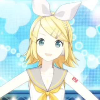 ⛅️ emoji ❍ Kagamine Rin - @tikelcity Telegram sticker 11 of 35