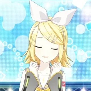 ⛅️ emoji ❍ Kagamine Rin - @tikelcity Telegram sticker 9 of 35