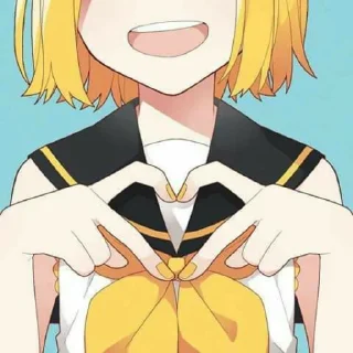 🧇 emoji Kagamine Rin — @StickerAnimePack Telegram sticker 8 of 120