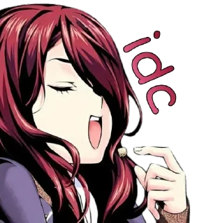 😏 emoji ANIME PACK - 1 (@ANIMECHATTERBOX) Telegram sticker 16 of 26