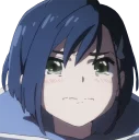 😭 emoji Anime reactions 1 Telegram sticker 22 of 120