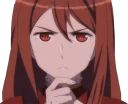🤔 emoji Anime reactions 1 Telegram sticker 20 of 120