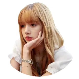 🤔 emoji Lisa @Stickersey Telegram sticker 21 of 25