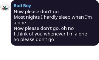 🥺 emoji badboi vol1 quote Telegram sticker 21 of 30