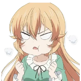 😤 emoji Erina & Souma @animestickerchannel Telegram sticker 17 of 91