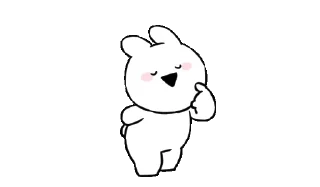 🌟 emoji little rabbit and bear Telegram sticker 6 of 20