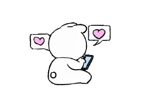 🌟 emoji little rabbit and bear Telegram sticker 8 of 20