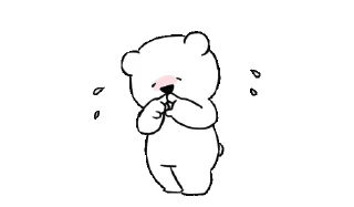 🌟 emoji little rabbit and bear Telegram sticker 16 of 20