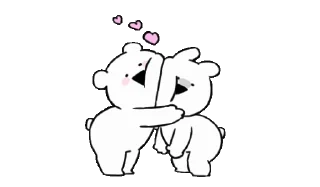 🌟 emoji little rabbit and bear Telegram sticker 13 of 20