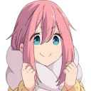 ✊️ emoji Yuru Camp Telegram sticker 18 of 120