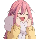 😍 emoji Yuru Camp Telegram sticker 12 of 120