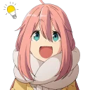 💡 emoji Yuru Camp Telegram sticker 16 of 120