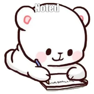 ✍ emoji Milk & Mosha Telegram sticker 17 of 83