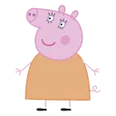👩 emoji Peppa Pig Telegram sticker 22 of 24