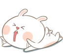 😝 emoji TUAGOM:PUFFY BEAR AND RABBIT 2-NAB❤ Telegram sticker 18 of 35