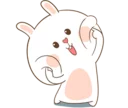 😄 emoji TUAGOM:PUFFY BEAR AND RABBIT 2-NAB❤ Telegram sticker 8 of 35