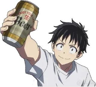 🍺 emoji Zom 100 : Bucket List of the Dead @Y2LAB Telegram sticker 12 of 26