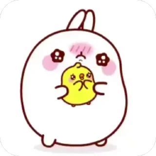 🌟 emoji Molang @angelhoxxor Telegram sticker 20 of 76