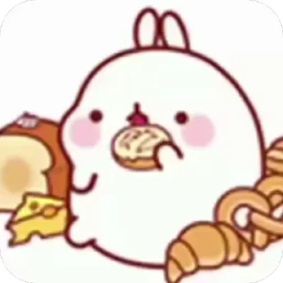 🌟 emoji Molang @angelhoxxor Telegram sticker 21 of 76