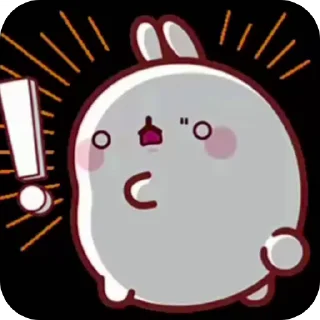 🌟 emoji Molang @angelhoxxor Telegram sticker 5 of 76